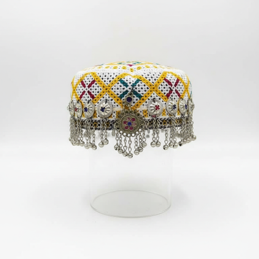 Afghani Kuchi Cap - Red Studio