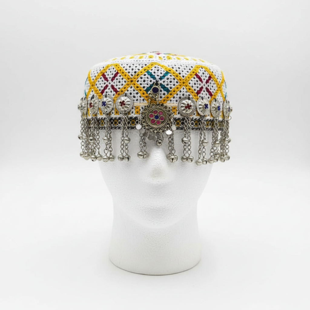 Afghani Kuchi Cap - Black Studio
