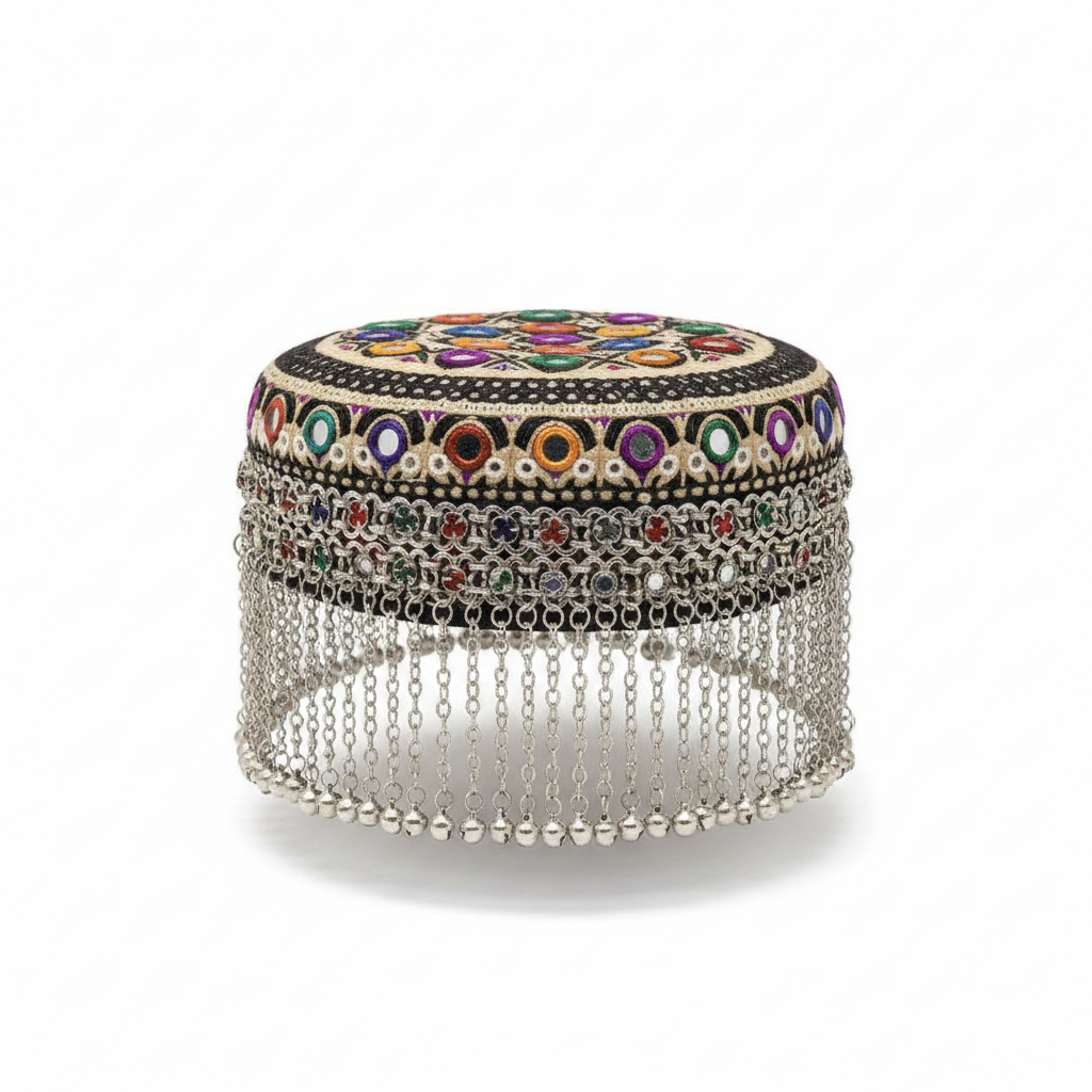 Afghan Kuchi Cap - Front view