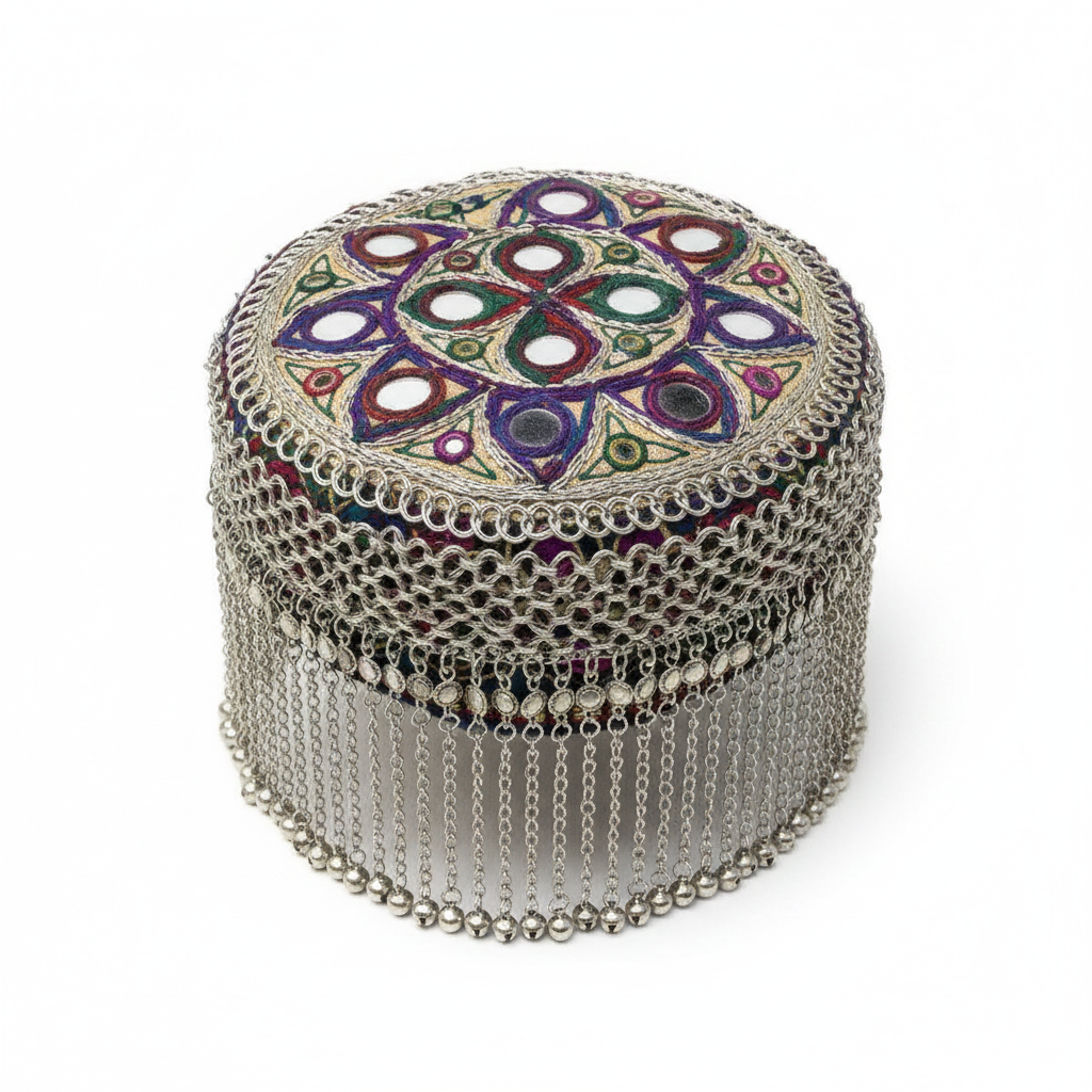 Afghan Kuchi Cap - Top view