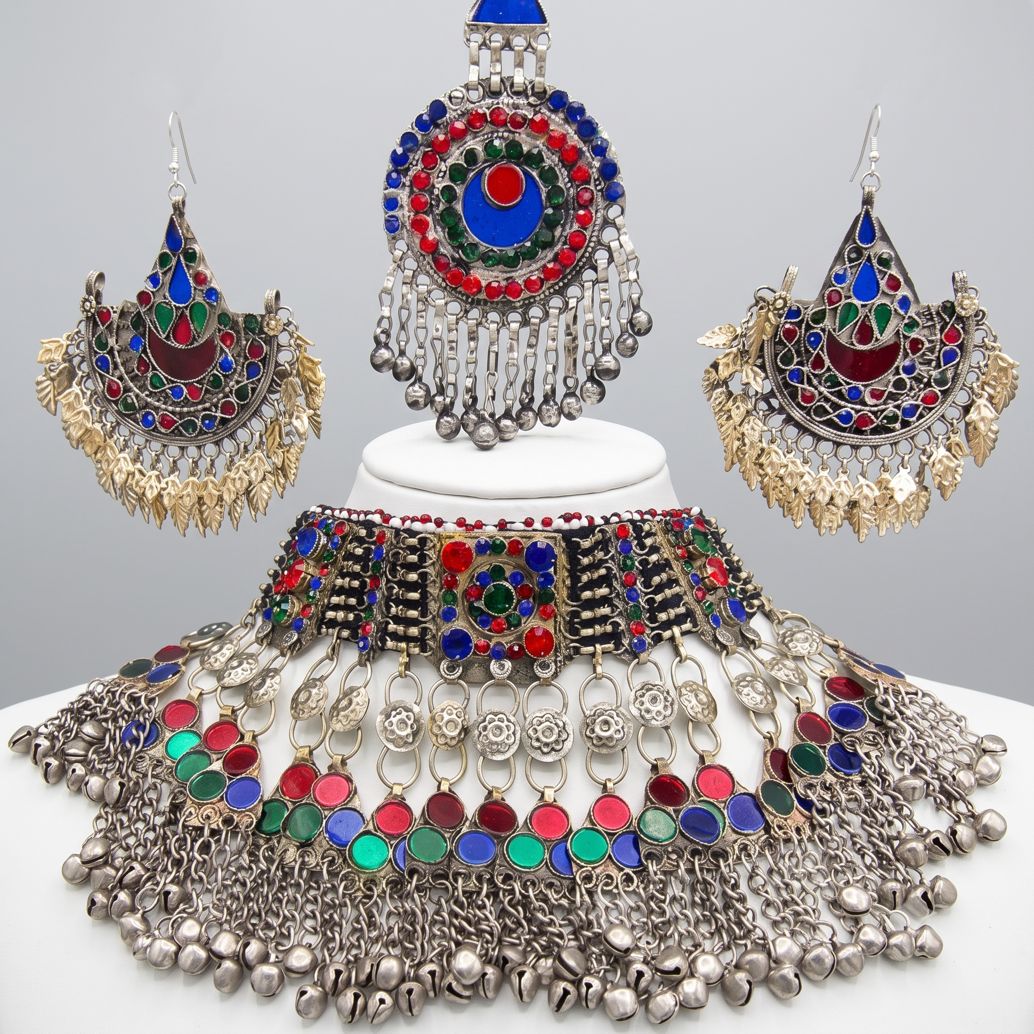 Authentic Handmade Afghan Tribal Jewelry Set